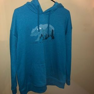 North Face Womens Blue Hoodie *BRAND NEW*